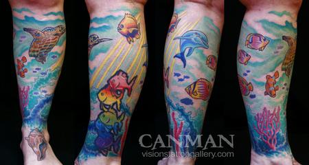 Canman - underwater scene